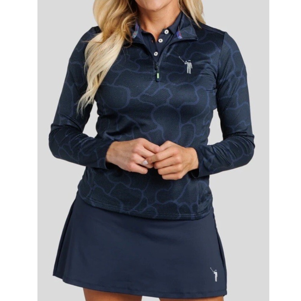 William Murray  Top Womens XXL  In the Weeds ChiP Shot 1/4 Zip Golf Pullover